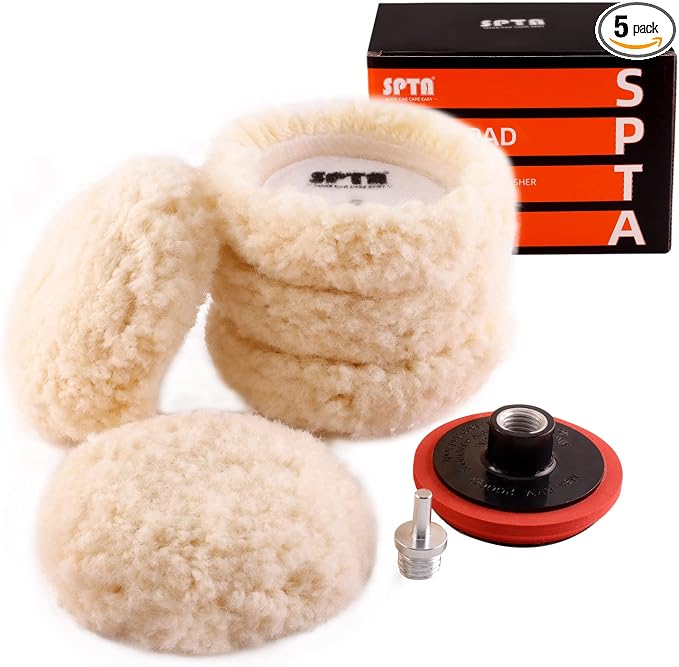 SPTA Wool Polishing Pad, Car Body Repair Buffing by SPTA