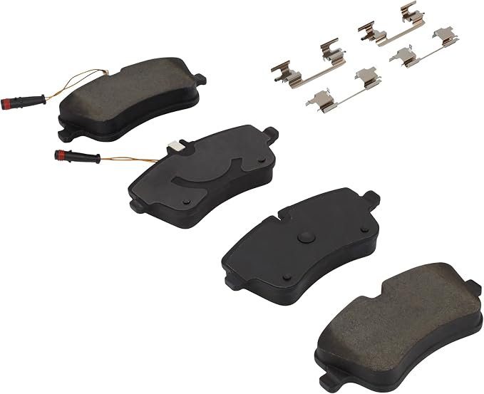Premium Semi-Metallic Front Brake Pads Compatible - Image 2
