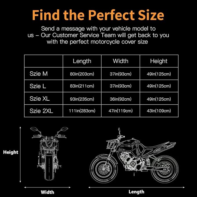 Motorcycle Cover Waterproof Outdoor, Coverado All Weather Protection Motorbike - Image 8