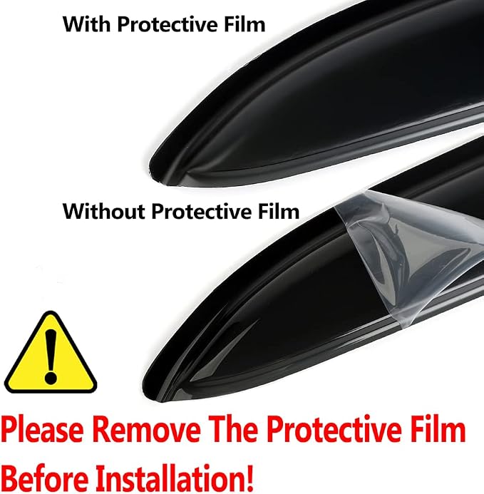 94134 Side Window Wind Deflector, Nice Window Visors fit - Image 4