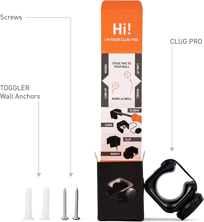 Hornit CLUG PRO | Wall Mounted Bike Rack | Secured by FIDLOCK | 5 Sizes | Easy - Image 6