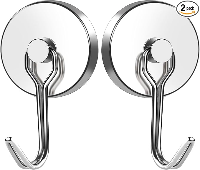 MIKEDE 110LB Magnetic Hooks, Neodymium Magnet Hooks by MIKEDE