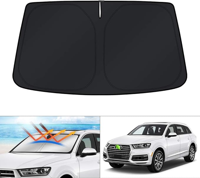 KUST Windshield Sun Shade for Audi Q7 SUV Accessories 2016-2026 Sunshade Sun by KUST