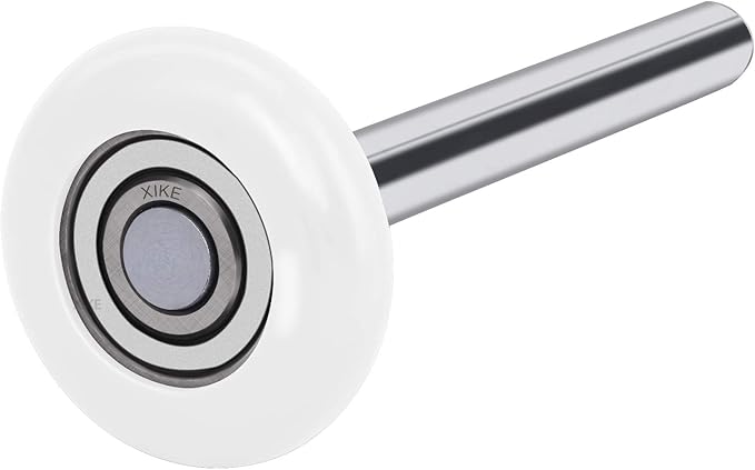XiKe 10 Pack White 2" Nylon Garage Door Roller 4" Stem, Quiet/Durable and High - Image 5
