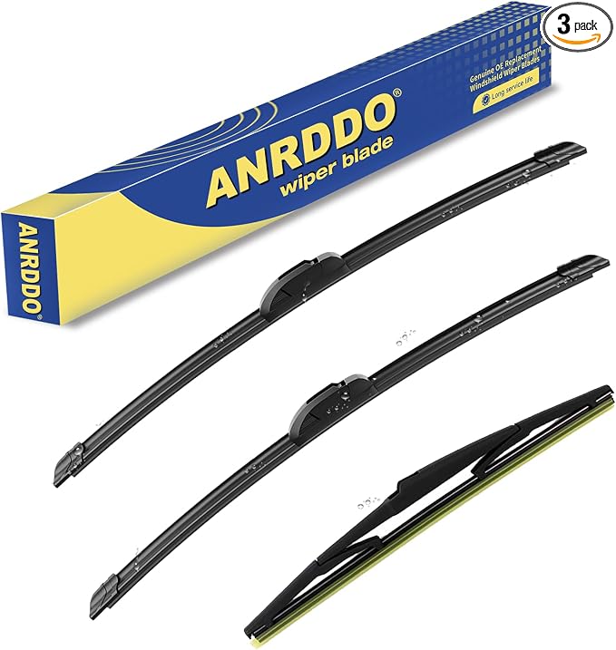 3 wipers Replacement For 2007 2008 2009 2010 2011 2012 Mazda CX-7 2016 2017 by ANRDDO