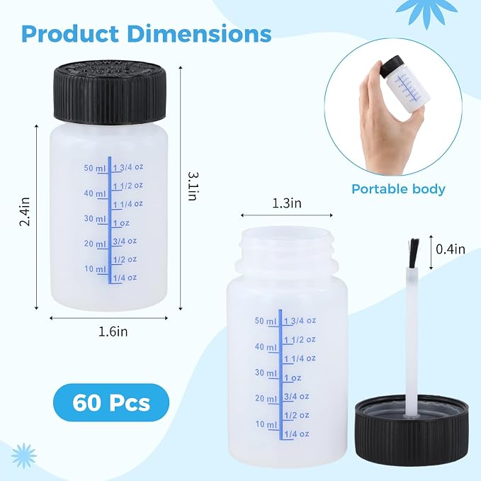 60 Pcs 2 Oz Touch Up Paint Container - Image 4