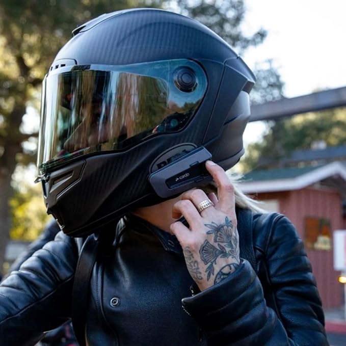 Cardo PACKTALK Edge Motorcycle Bluetooth Communication System Headset Intercom - Image 5