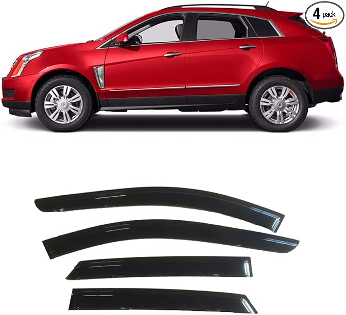 CL4P01 Side Window Wind Deflector, Window Visor fit by Puermto