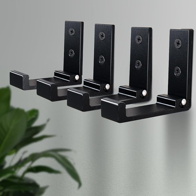 OHIYO Folding Coat Hooks 6pcs Foldable Hook Wall Mounted - Image 3