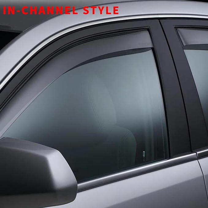 4PCS in-Channel Rain Guards Fit - Image 3
