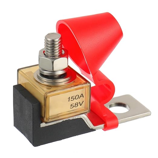 MRBF Terminal Fuse Block 150 AMP Marine Rated Battery Fuse 58V DC Max IP66 by SIGANDG