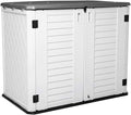 Horizontal Outdoor Garden Storage Shed by KINYING