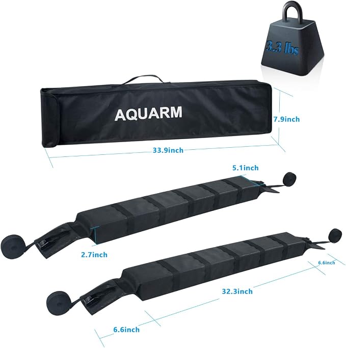 Kayak Roof Rack Pads Universal Car Soft Roof Rack - Image 2