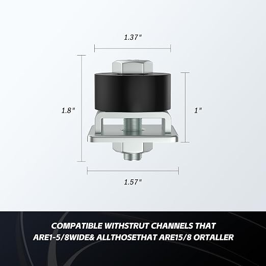 SKTREX Trolley Roller Wheels Limit Trolley Assembly Positioning - Image 3