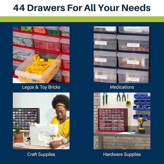 Akro-Mils 44-Drawer Plastic Drawer Storage Cabinet - Image 5