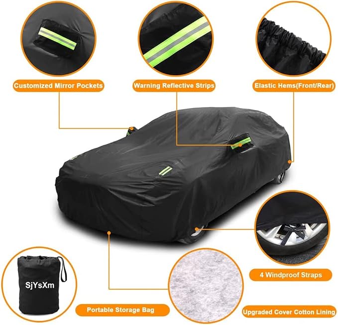 Heavy Duty Car Cover Compatible - Image 3