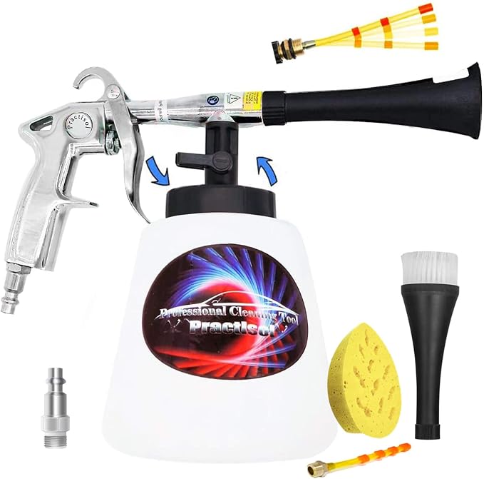 Car Interior Cleaner, Auto Detail Tools Car Detailing Kit High Pressure Car by Practisol