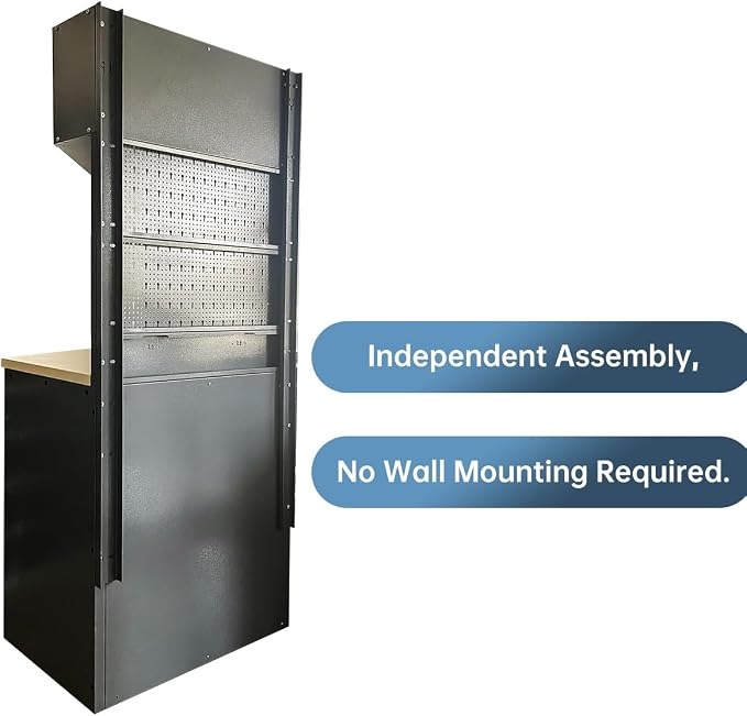 JZD Metal Garage Cabinet Set, Heavy Duty, Tool Cabinets - Image 3