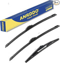 3 wipers Replacement For 2012 2013 2014 2015 2016 Hyundai Elantra Windshield by ANRDDO