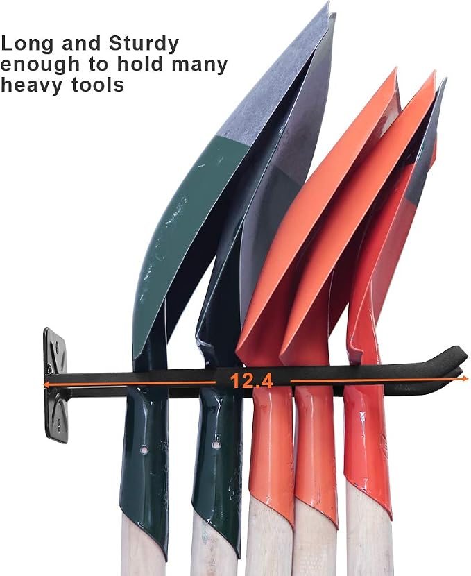Heavy Duty Garage Tires Hooks Wall Mounted Hanger Tool Organizer Rack Hardware - Image 2