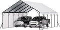 VEVOR 20x24 ft Heavy Duty Metal Carport, Outdoor Car Shelter by VEVOR
