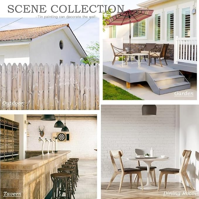 APARTMENT Space Vintage Metal Tin Street Sign Bar Cafe Garage Cave Home Room - Image 4