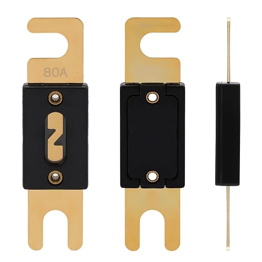 80A ANL Fuse 80 Amp Inline Blade Fuses 32V - Image 4