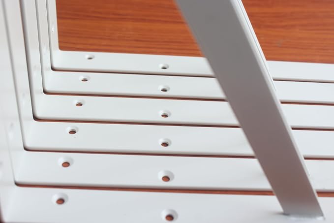 12 Pack L14 x H 10" White Heavy Duty Shelf Brackets - Image 5