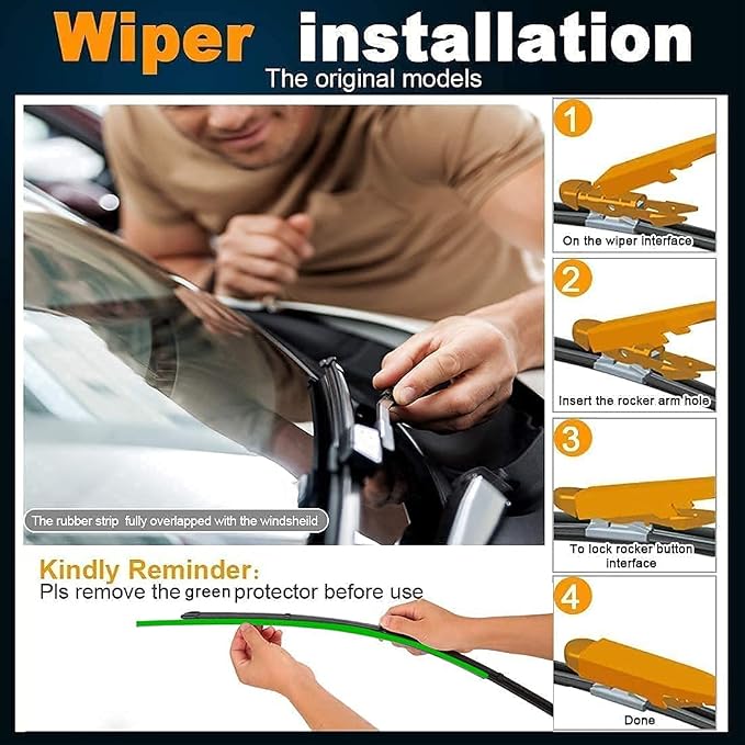 AUTOBOO 28"+28" Windshield Wipers - Image 5