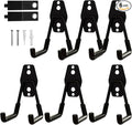 6-Pack Small Square Heavy Duty Garage Hooks, Utility Room Storage by CRXCRC