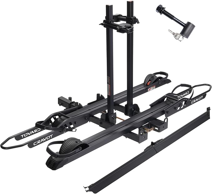 CyberRack S2 Ebike Rack, 300 lbs Capacity Foldable Bike Racks by CRAVOT