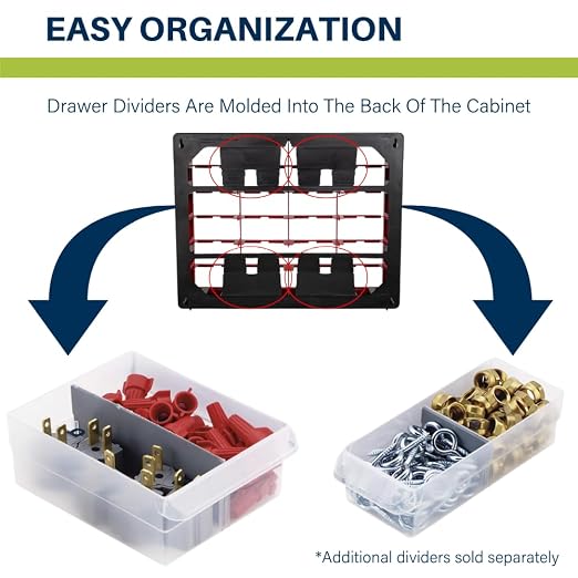 Akro-Mils 44-Drawer Plastic Drawer Storage Cabinet - Image 6