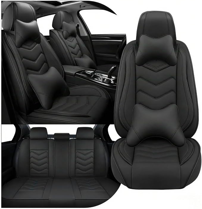 Car Seat Covers for Chrysler Pacifica 2004-2025, Stylish Sport Seat Cover by Unknown
