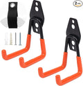 Heavy-Duty Garage Hooks -2 Pack Type small J- Anti-Slip Coated Wall-Mounted by Unknown