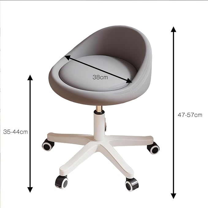 Rolling Stool Set of 2 Rolling Hydraulic Salon Stool - Image 2