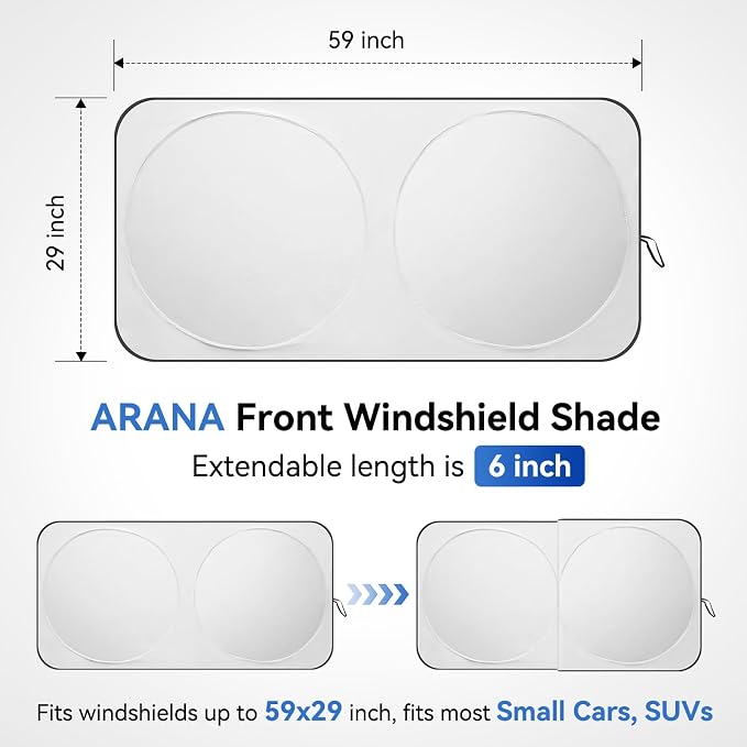 ARANA Car Windshield Sun Shade - Image 2