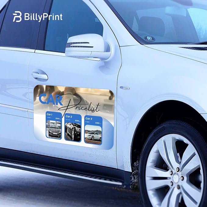 Custom Car Magnet for Business 2 Pack | Personalized Logo, and Image Reflective - Image 8