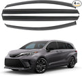 Rain Guards Fits for 2021-2024 Toyota Sienna, Outside Mount Side Window Wind by CHYKORLA