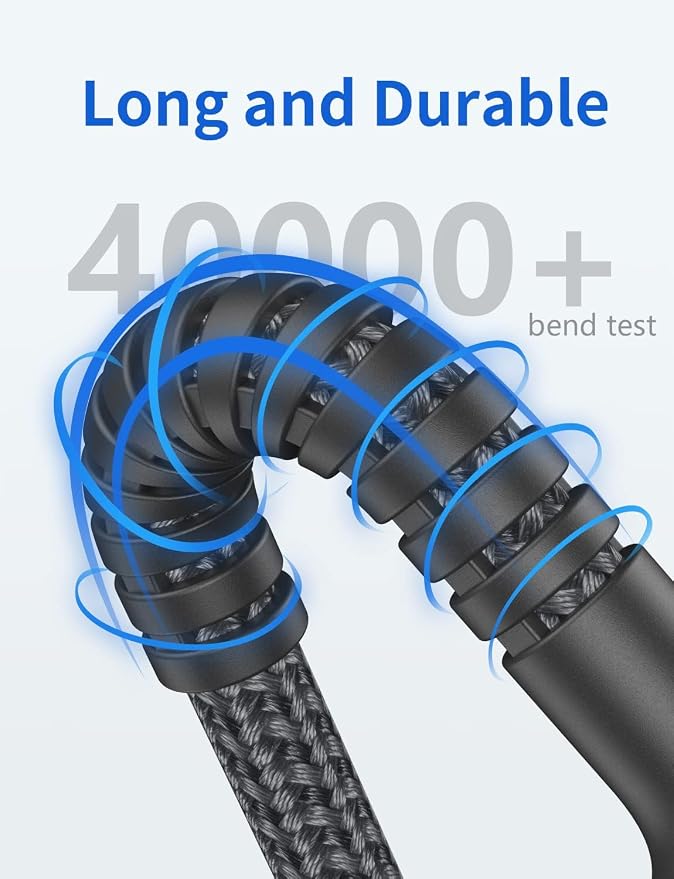 Extra Long USB C to USB C Cable 15FT, 100W USB C Cable Fast Charging, Upgraded - Image 5
