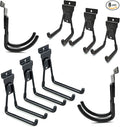 Slatwall Hooks - Black Garage Accessories, 8 Pack by ATOOLA