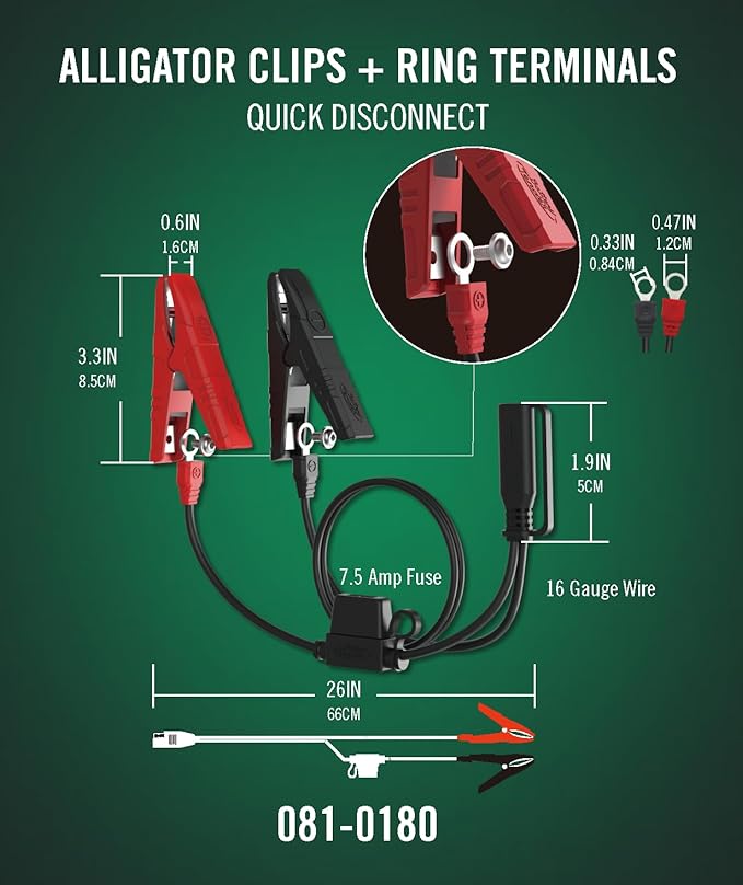 Battery Tender 5 AMP Selectable 12V / 24V Battery Charger and Maintainer - Image 5