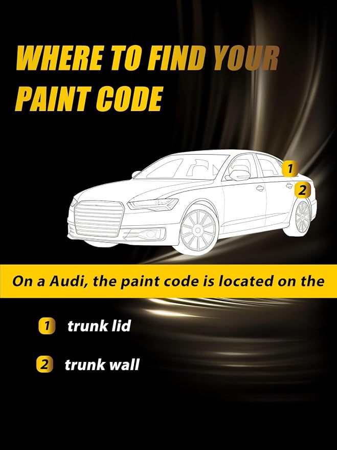 Mythos Black Metallic Touch Up Paint Compatible - Image 2