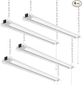 4-Pack 4ft Linkable Led Shop Light, Plug in Garage Lighting by ENATECLITE
