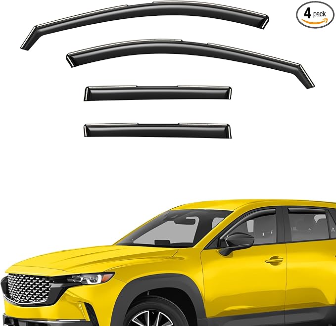 Extra Durable Window Deflectors in-Channel Window Visors Rain Guards Fit by AEROGUYSCustomfitrainguard