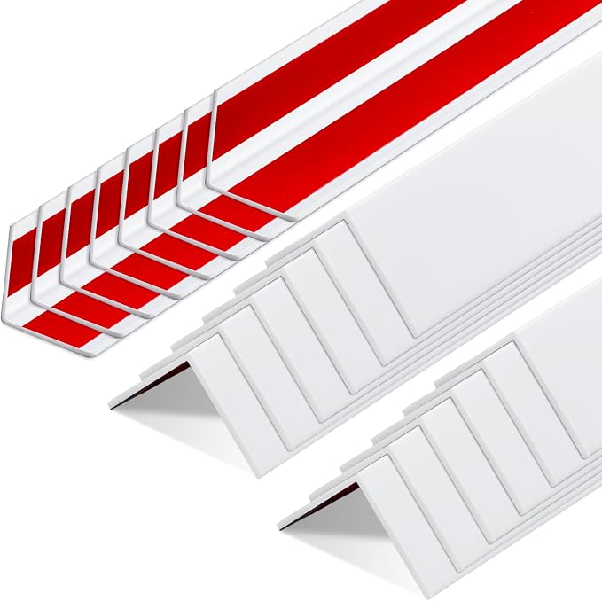 Sasylvia 20 Pcs Wall Corner Protector Guards, 1-1/8 x 48 Inches Self Adhesive by Sasylvia