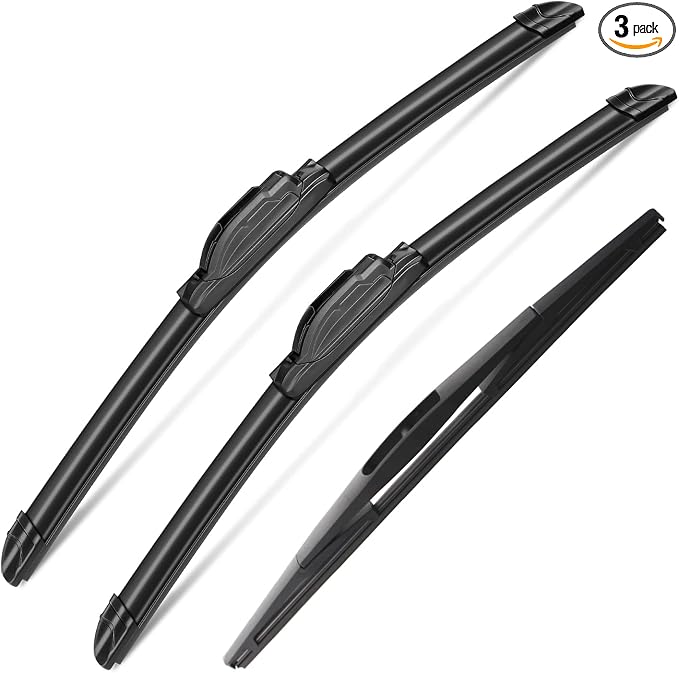 3 Wipers Set for Suzuki SX4 2007-2013, Windshield Wiper Blades Original by SCTIOANSNOemWiperBlades