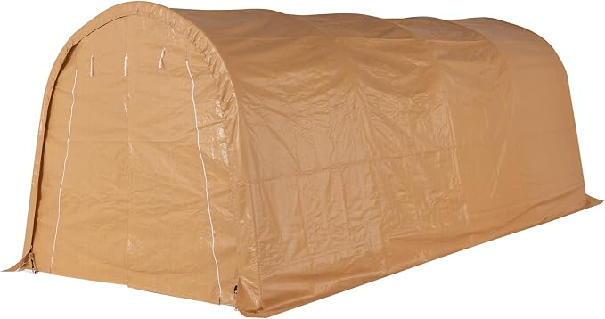 SUNBURY Carport, Round Portable Garage, Outdoor 13x20 ft Heavy Duty Carport - Image 6