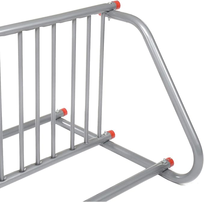 Global Industrial 59-3/4"L Grid Bike Rack, Double Sided, Powder Coated Steel - Image 3