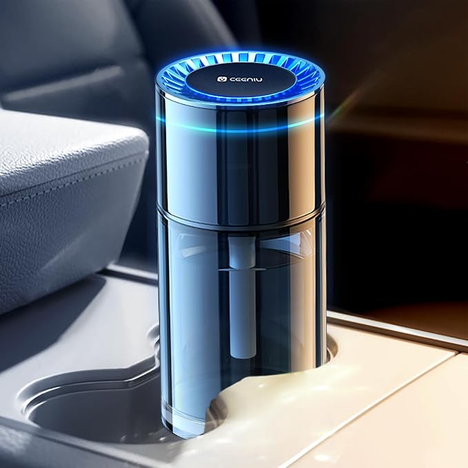 Ceeniu Smart Car Air Freshener, New Car Smell, Larger 135ml Capacity, by ShowYourElegance