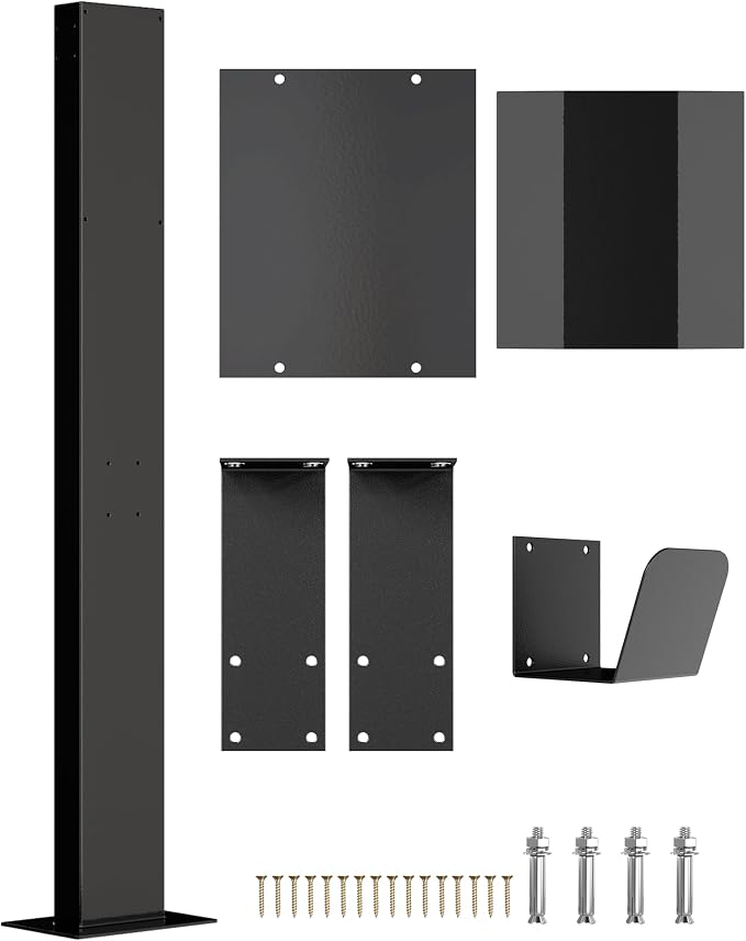EV Charger Pedestal, Outdoor Electric Vehicle Charger Stand, Freestanding - Image 7